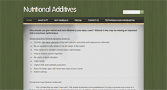 Desktop Screenshot of nutritionaladditives.com